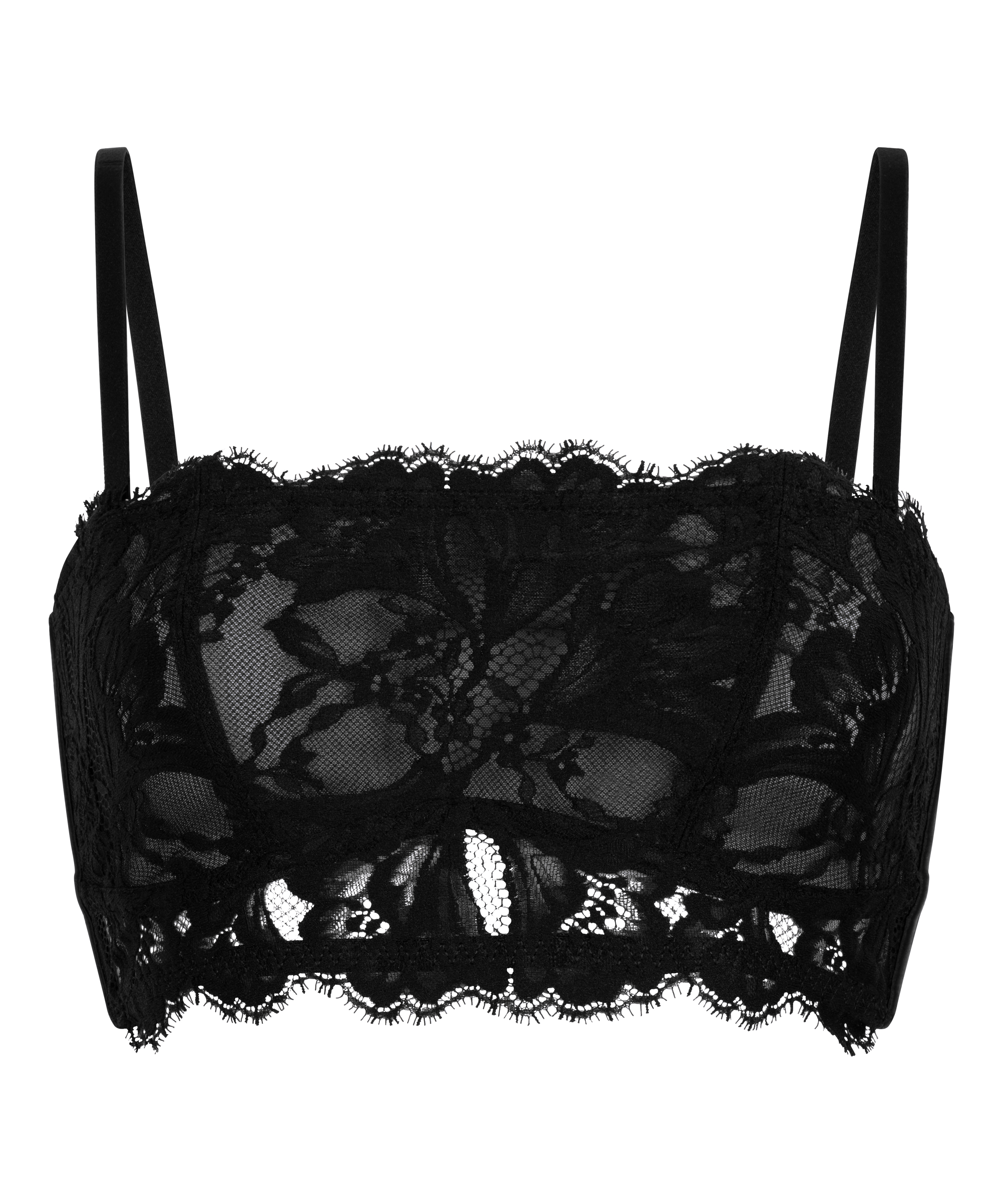 Bralette Grace, Noir, main