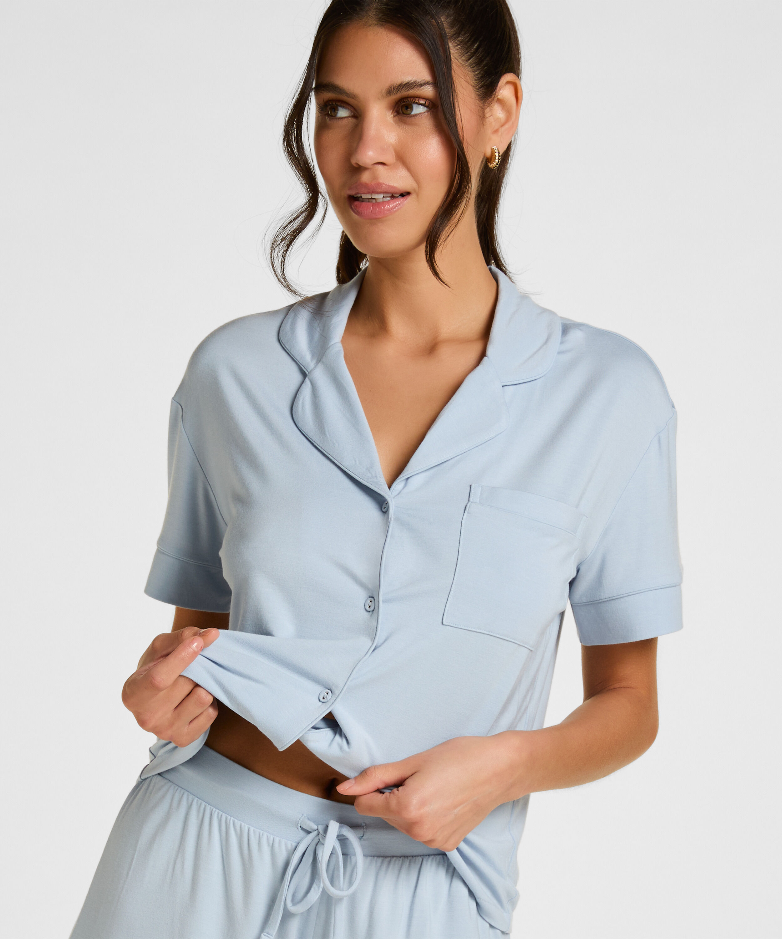 Kurzärmelige Jersey-Jacke Essential