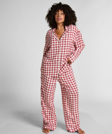 Pyjamaset Twill, Rot