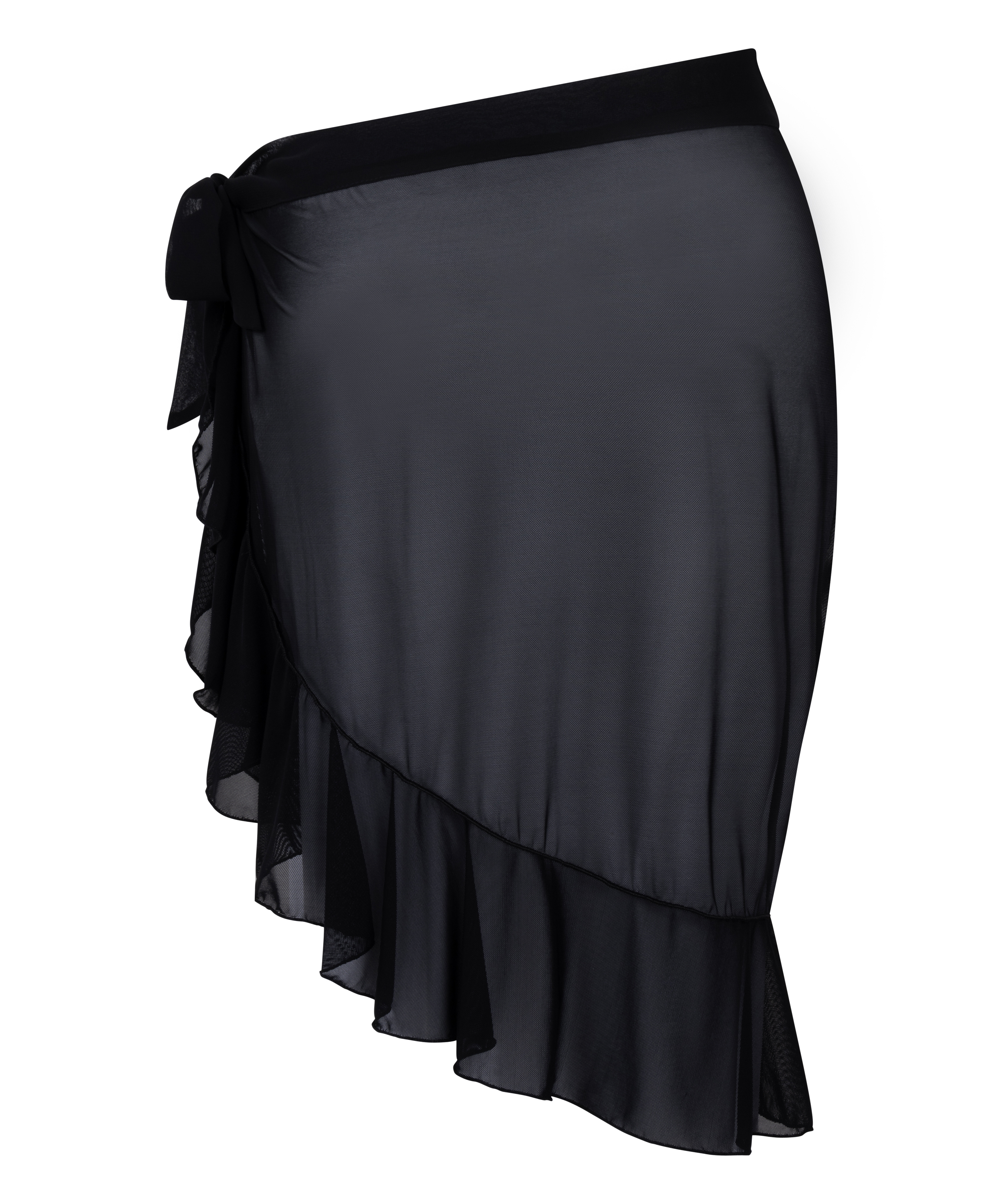 Par&eacute;o en maille, Noir, main