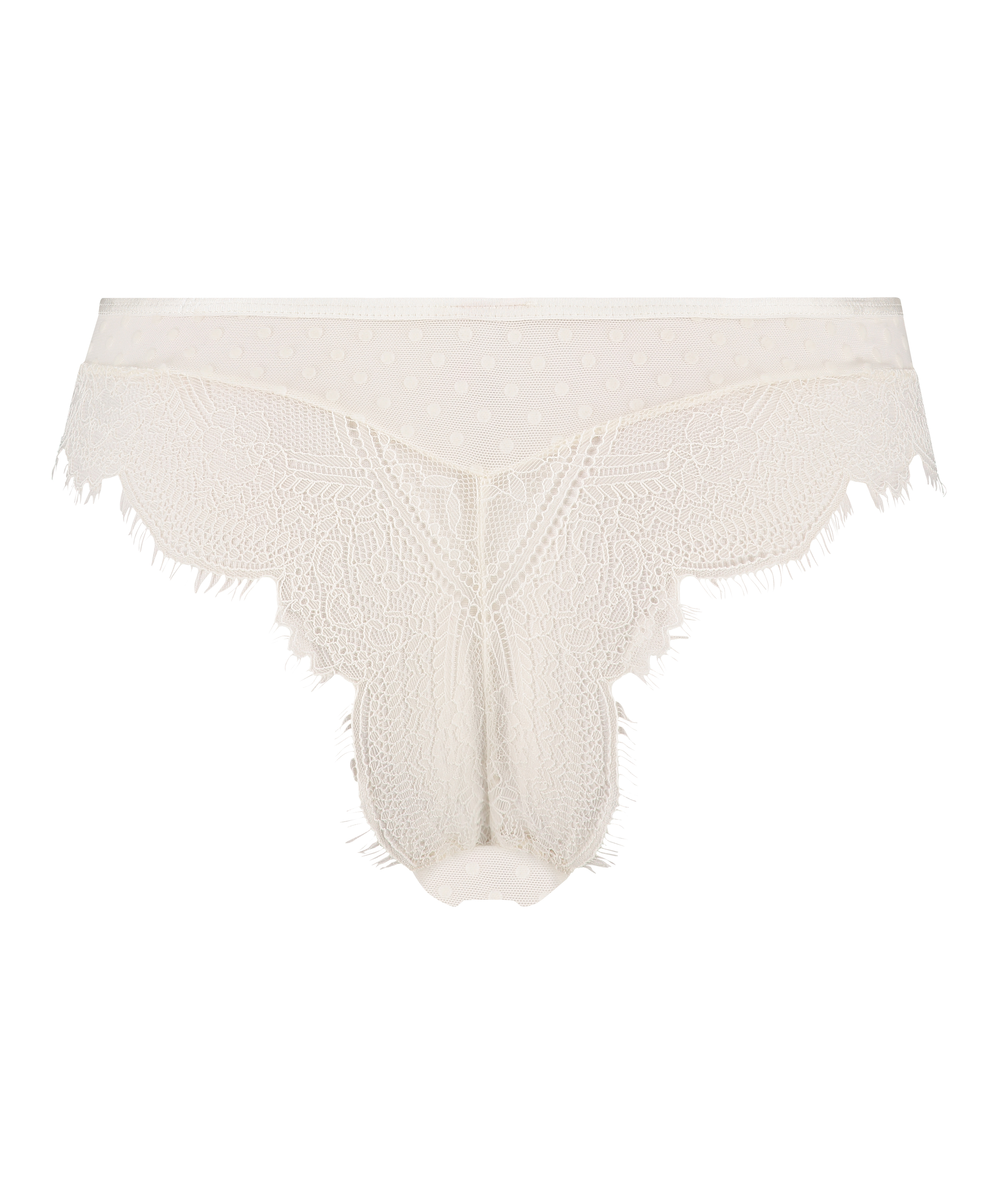 Slip brésilien Aylin, Blanc, main