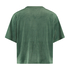 Top Velours Pocket, Vert