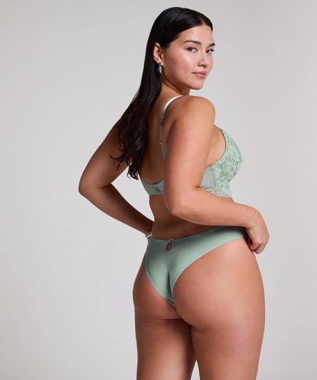 Gepolsterter bügelloser BH Andrea, Grün