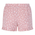 Jersey-Shorts mit Rüschen, Rose