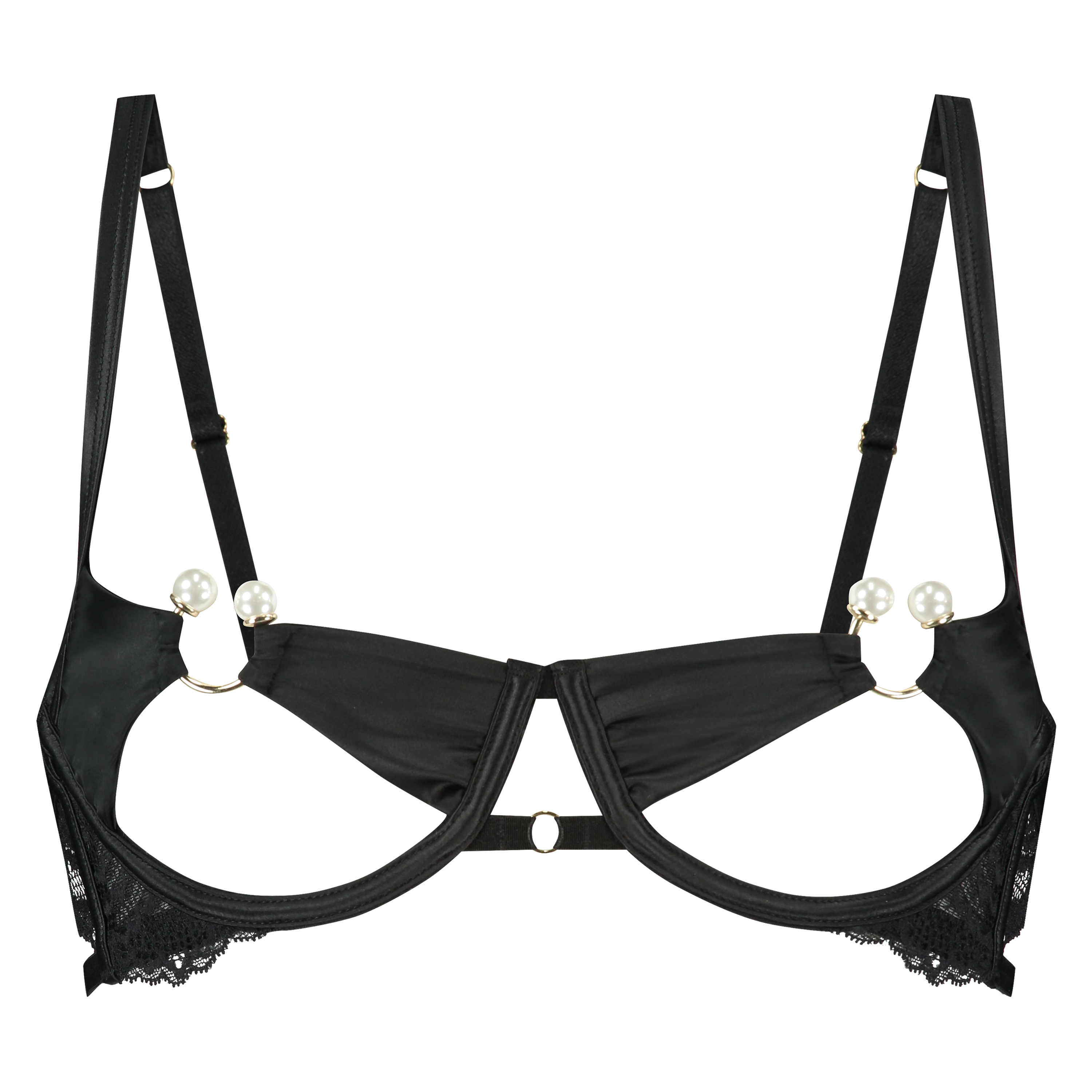 Unwattierter B&uuml;gel-BH Angelica, Schwarz, main