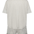 Kurzes Pyjamaset, Grau