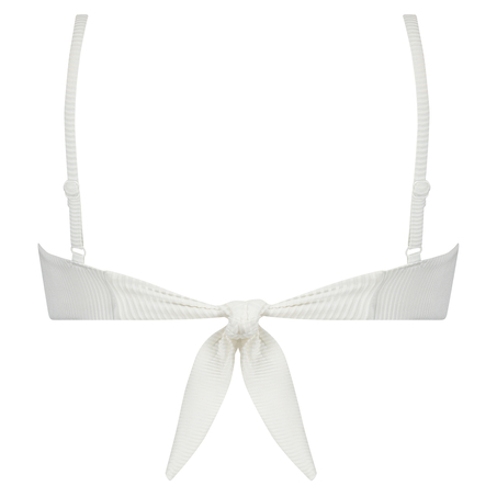 Haut de bikini triangle Sacramento, Blanc
