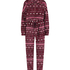 Onesie aus Fleece, Rot