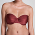 Haut de bikini bandeau Dune, Rouge