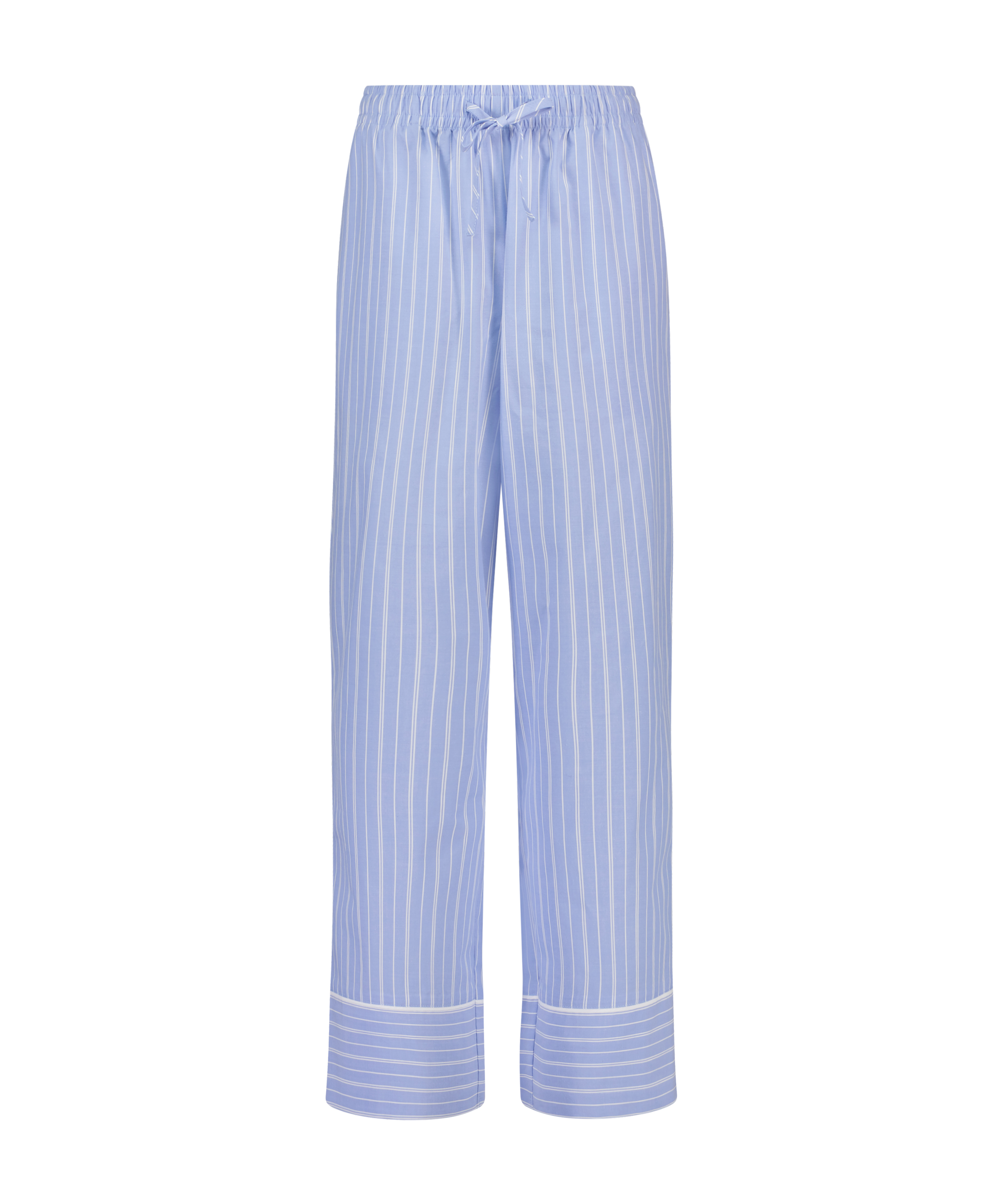 Pyjamahose Baumwolle, Blau, main