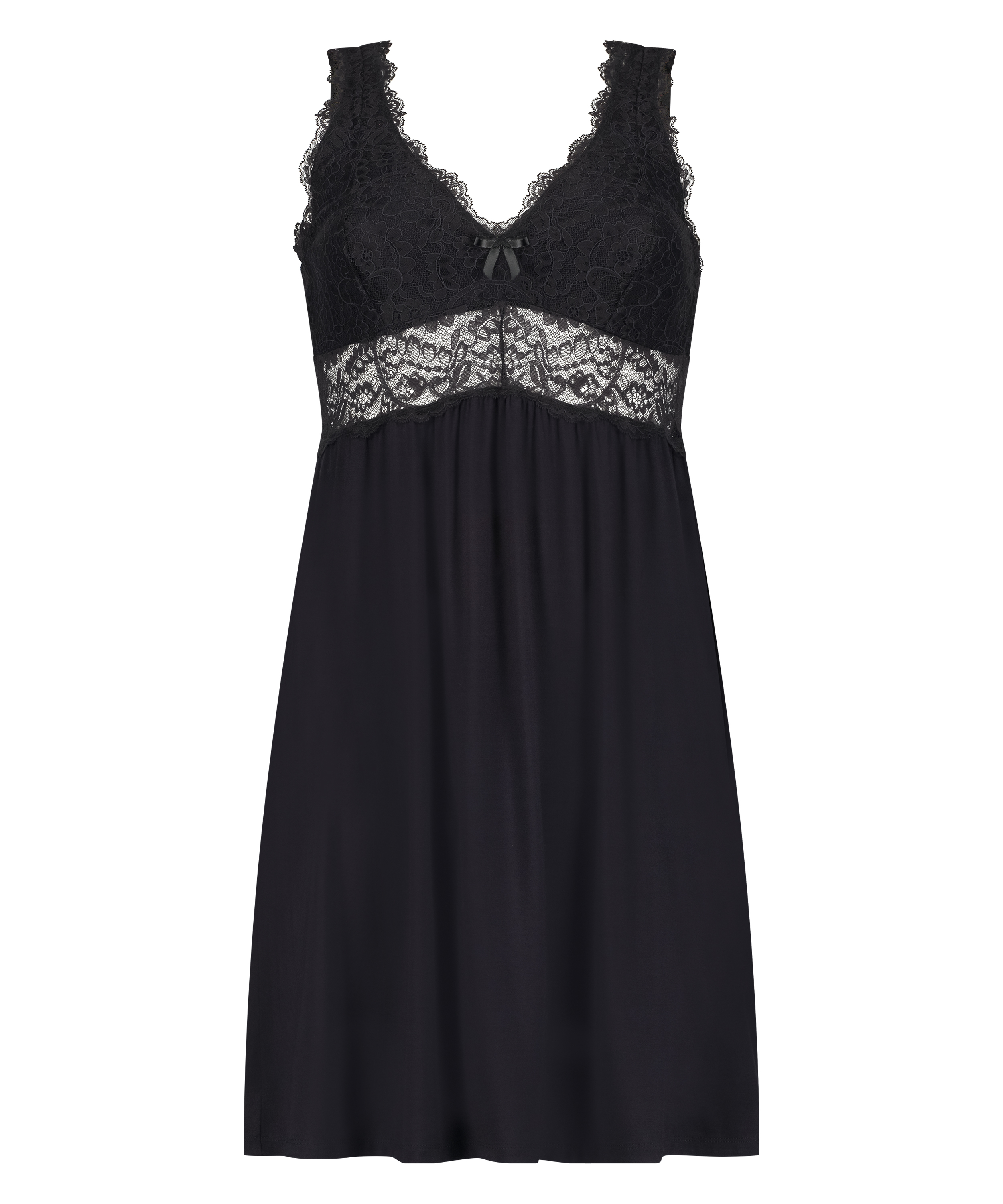 Slipdress Nora Lace, Schwarz, main