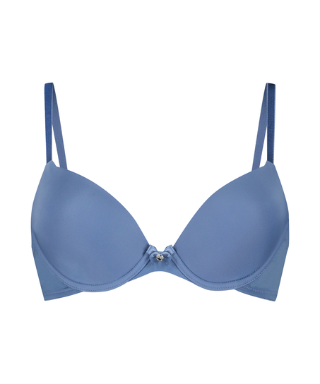 Soutien-gorge à armatures préformé Plunge, Bleu, main Soutien-gorge à armatures préformé Plunge, Bleu