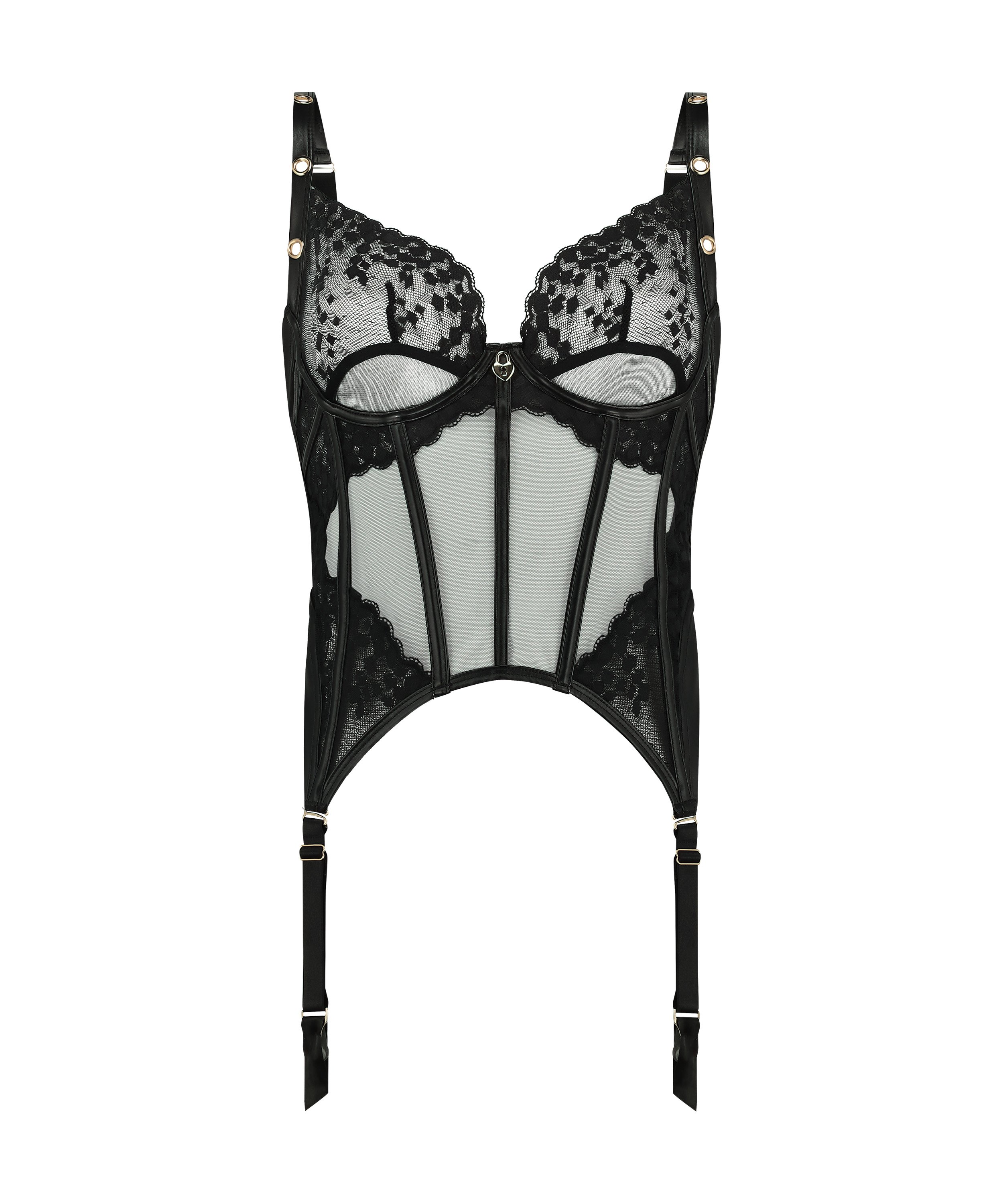 Bustier Desire, Schwarz, main
