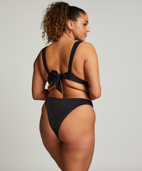 Triangel-Bikini-Top Luxe, Schwarz