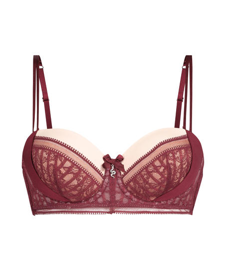 Soutien-gorge sans bretelles à armatures Kriss I AM Danielle, Rouge