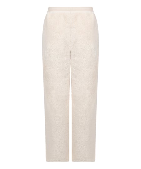 Pantalon Fluffy Fleece, Beige