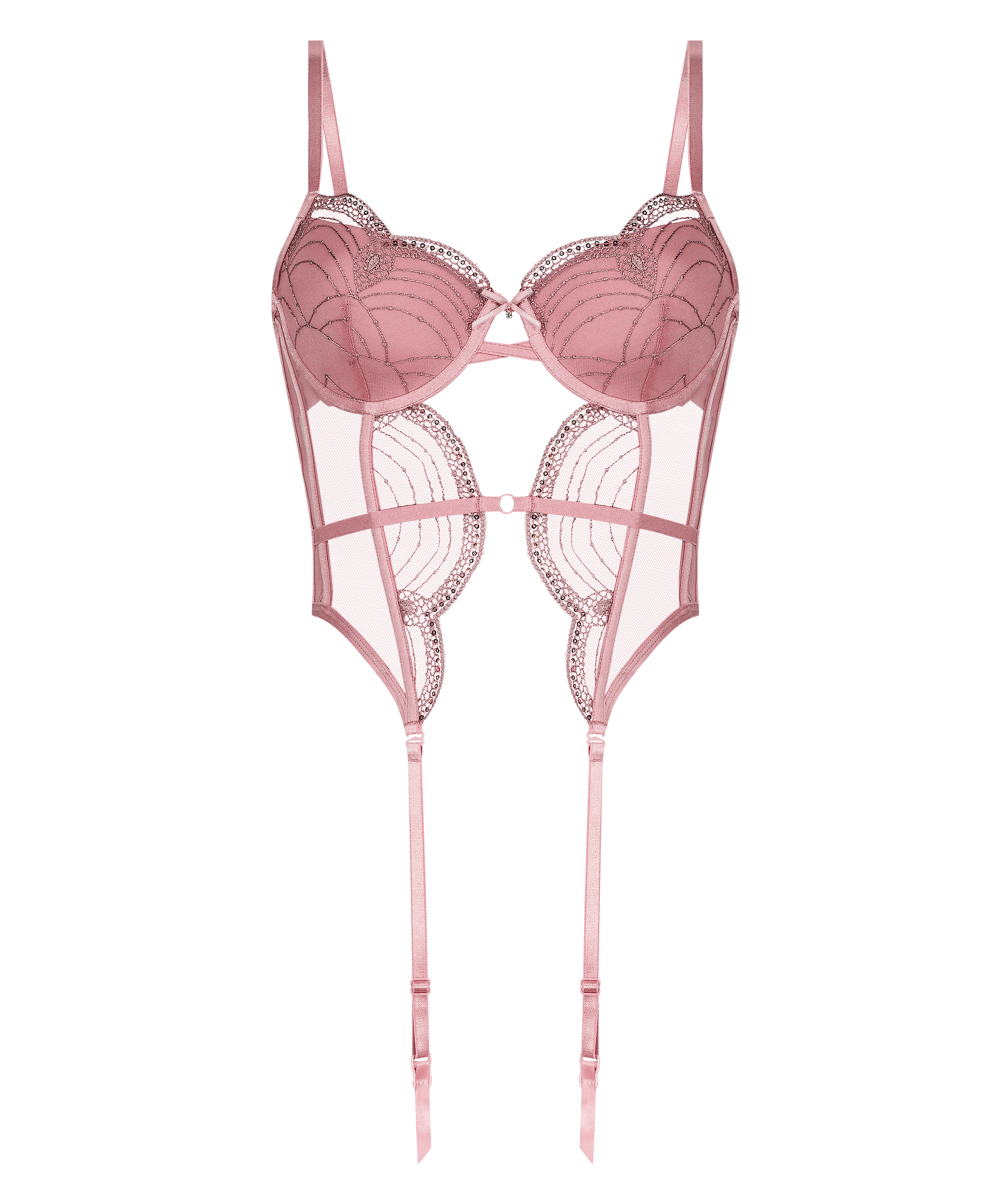 Bustier Ruby, Rose, main