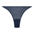 Slip brésilien jambes hautes Kaiden, Bleu