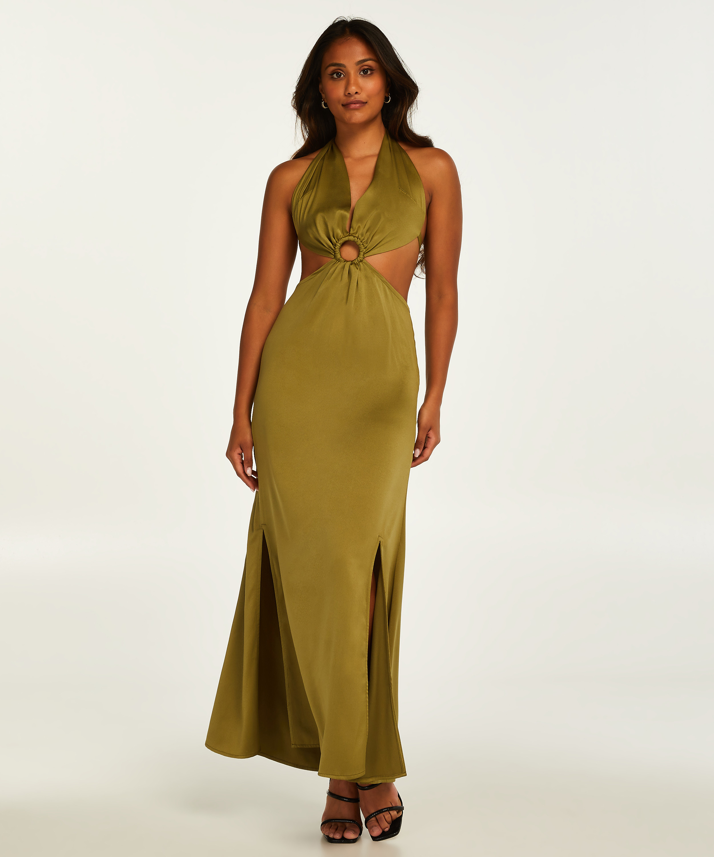 Robe Maxi, Vert, main