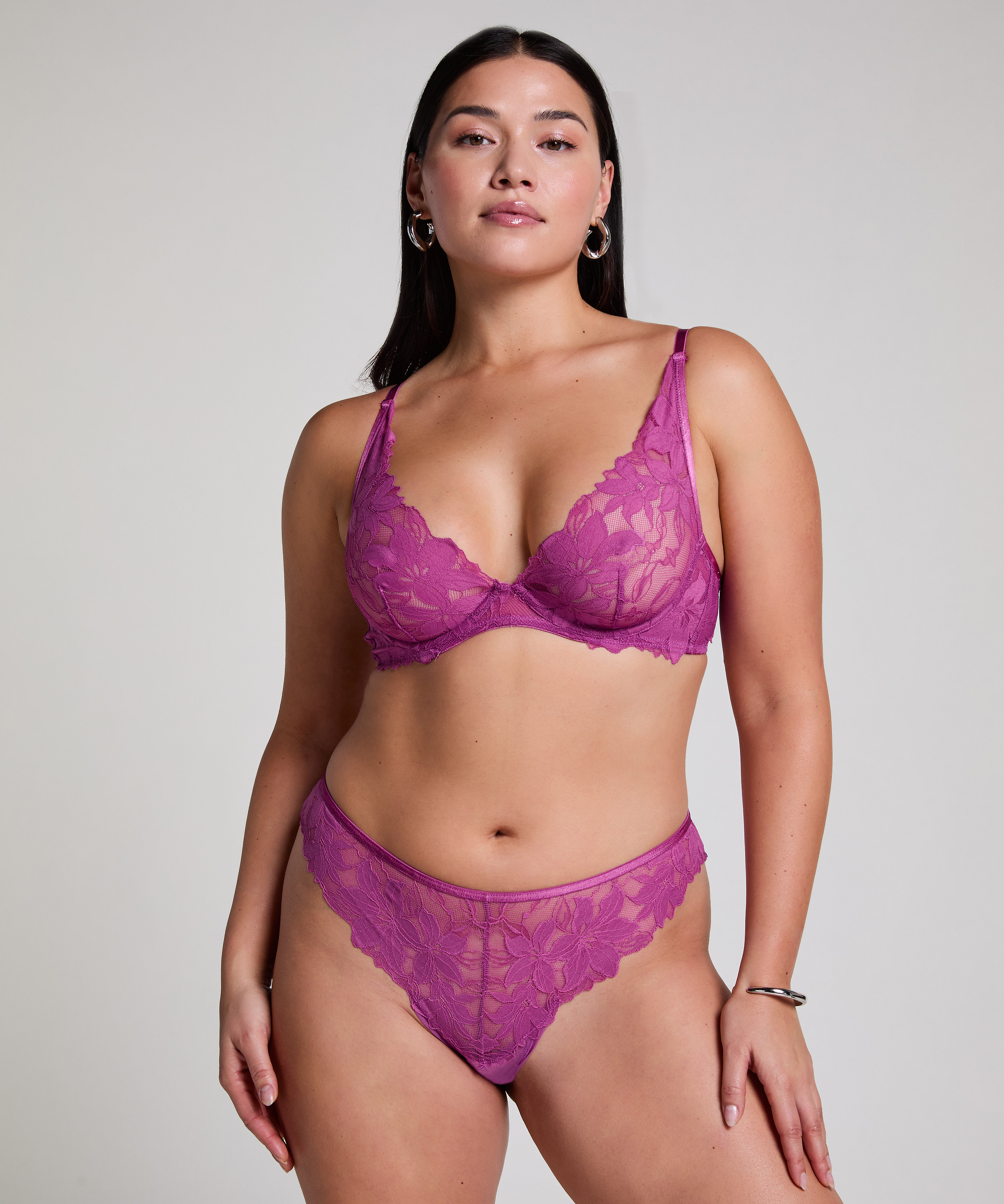 Soutien-gorge &agrave; armatures non-pr&eacute;form&eacute; Ingrid, Violet, main