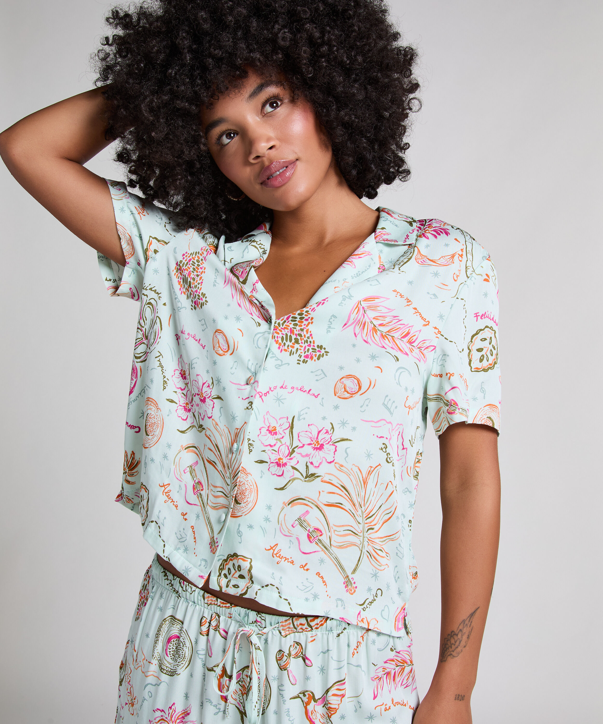 Veste en satin, Vert Veste en satin, Vert