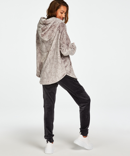 Gilet Flanelle Polaire, Gris