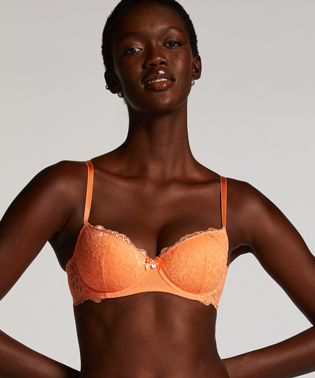 Soutien-gorge à armatures préformé Marine, Orange
