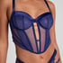 Soutien-gorge longline à armatures non rembourré Missy, Bleu