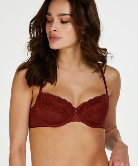 Soutien-gorge à armatures préformé Cherry, Rouge