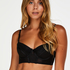 Soutien-gorge à la palangre à armatures préformé Valentina, Noir