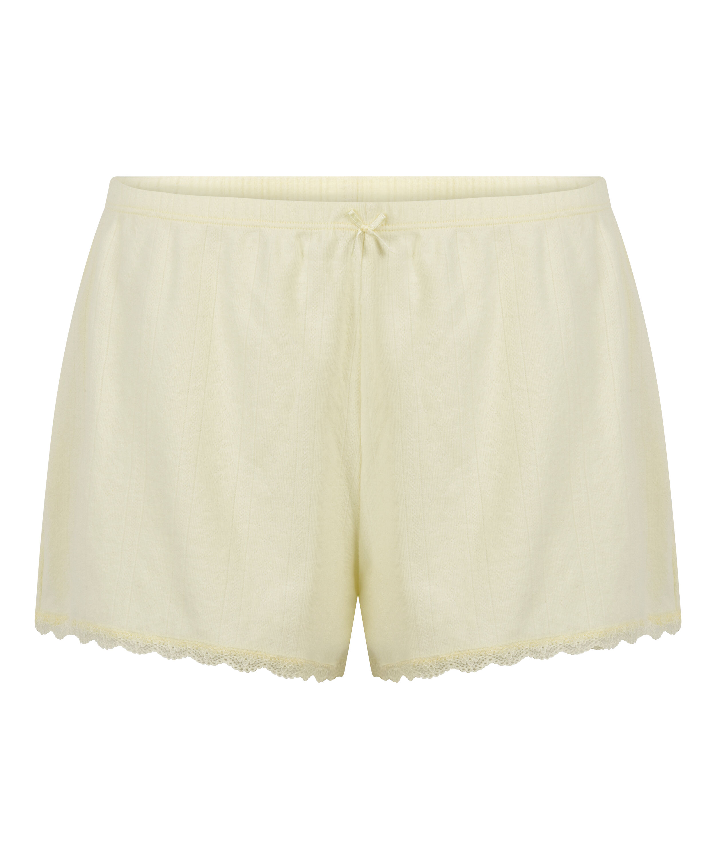 Short Pointelle, Jaune