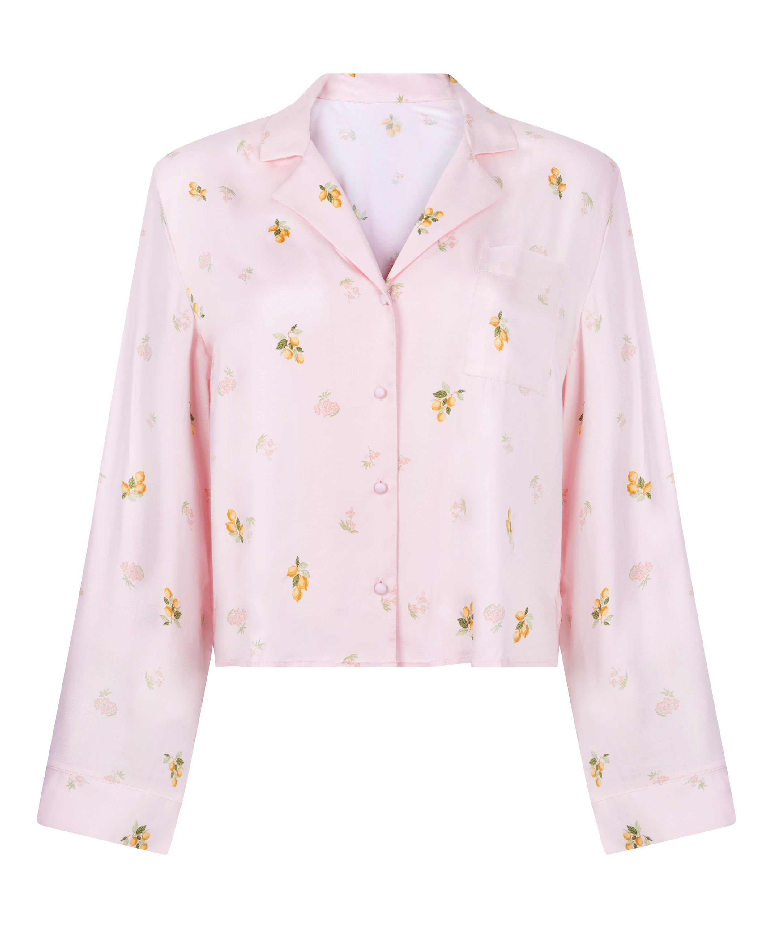 Haut de pyjama, Rose, main