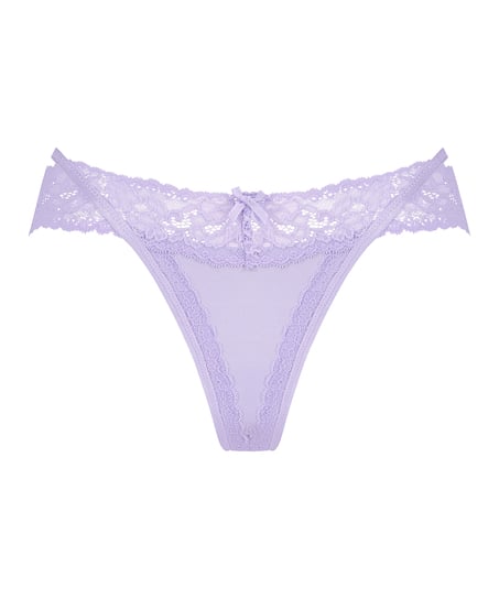 Extra niedriger V-String Elliena, Blau