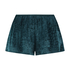 Shorts Leopard, Blau