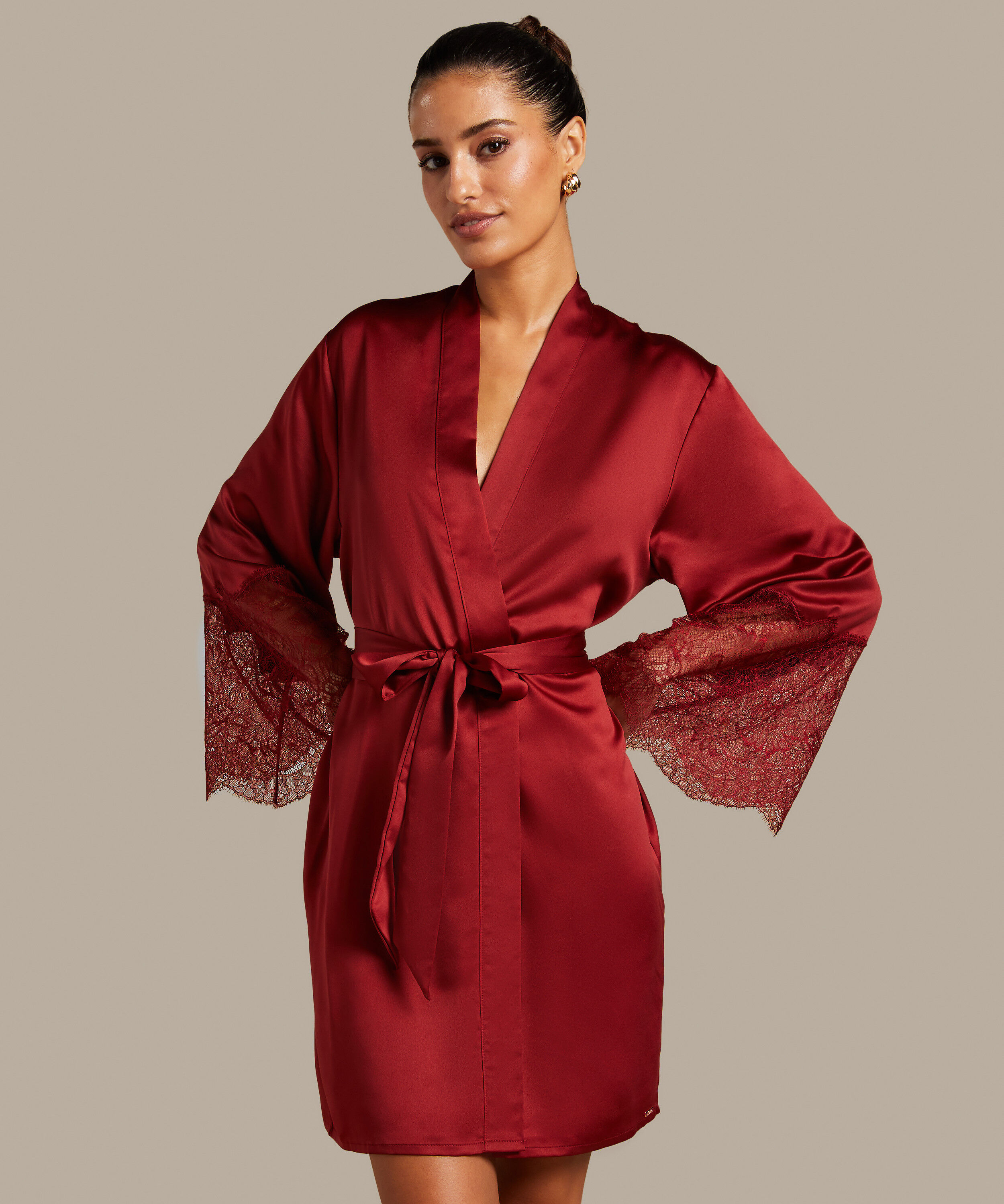 Kimono Camille, Rouge Kimono Camille, Rouge