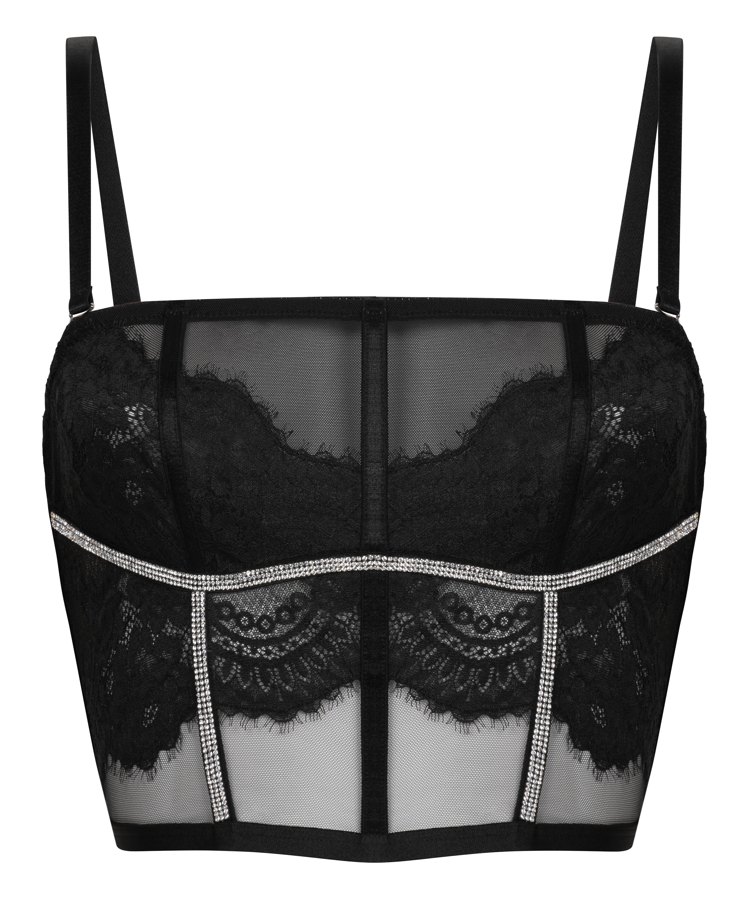 Bustier Odette, Noir