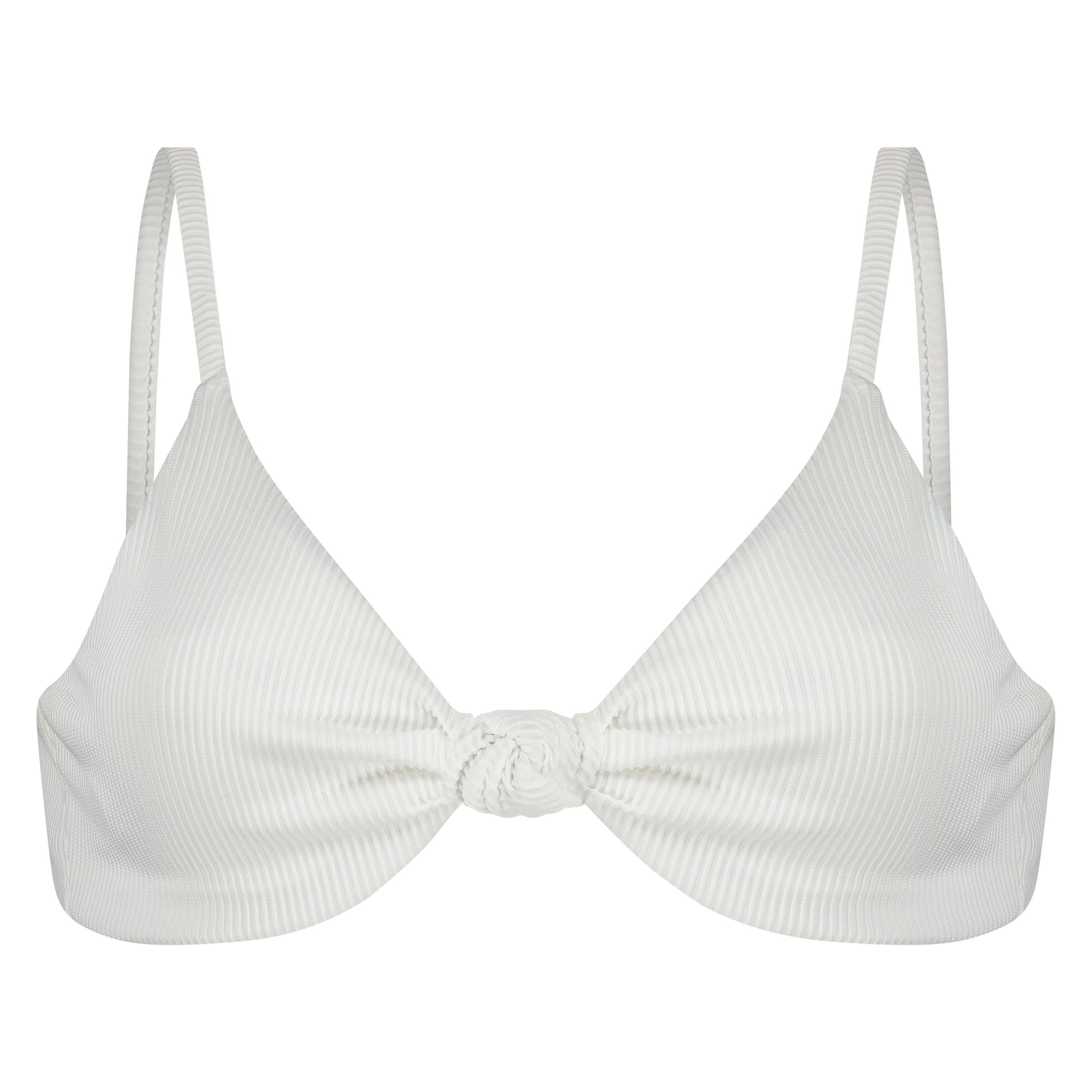 Haut de bikini triangle Sacramento, Blanc, main