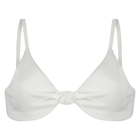 Haut de bikini triangle Sacramento, Blanc