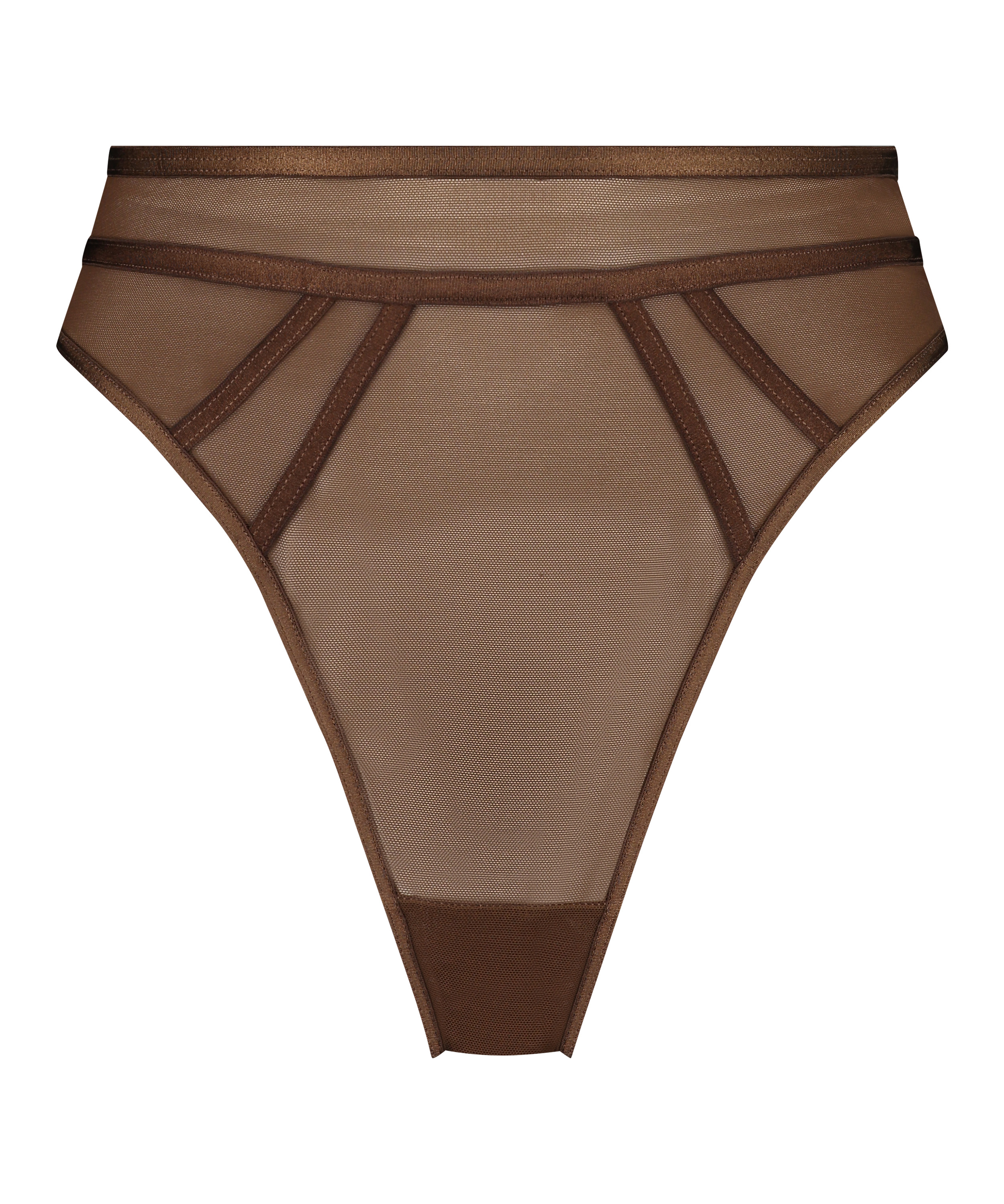 String &eacute;chancr&eacute; Sexy Mesh, Marron, main