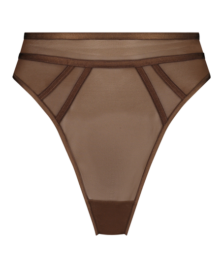 String &eacute;chancr&eacute; Sexy Mesh, Marron