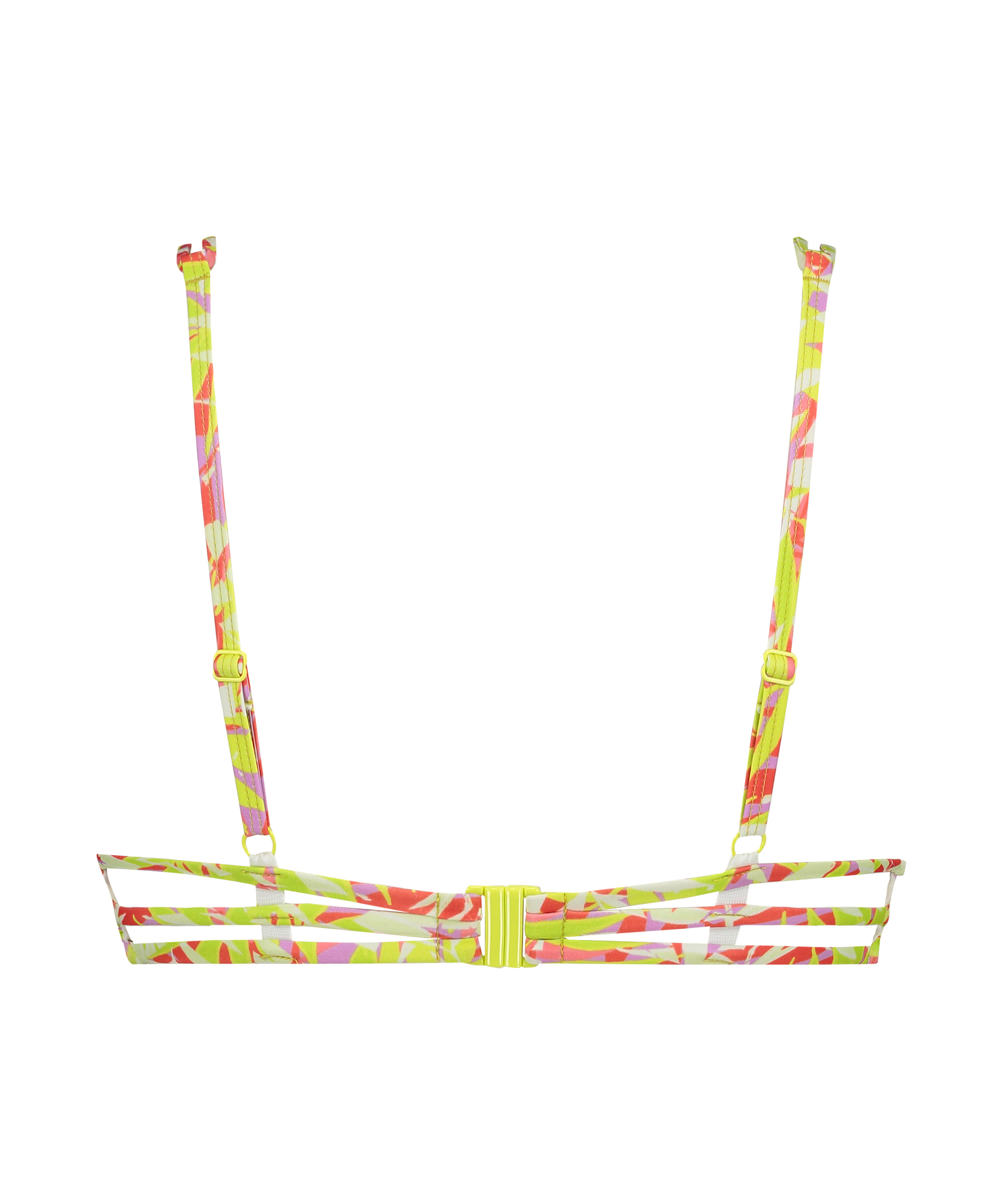 Wattiertes Push-Up-Bikinioberteil Marrakesh, Grün, main