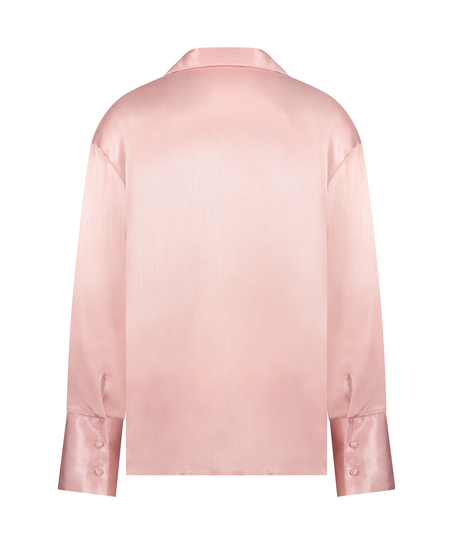 Langarmjacke Satin, Rose