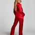 Pantalon Satin, Rouge