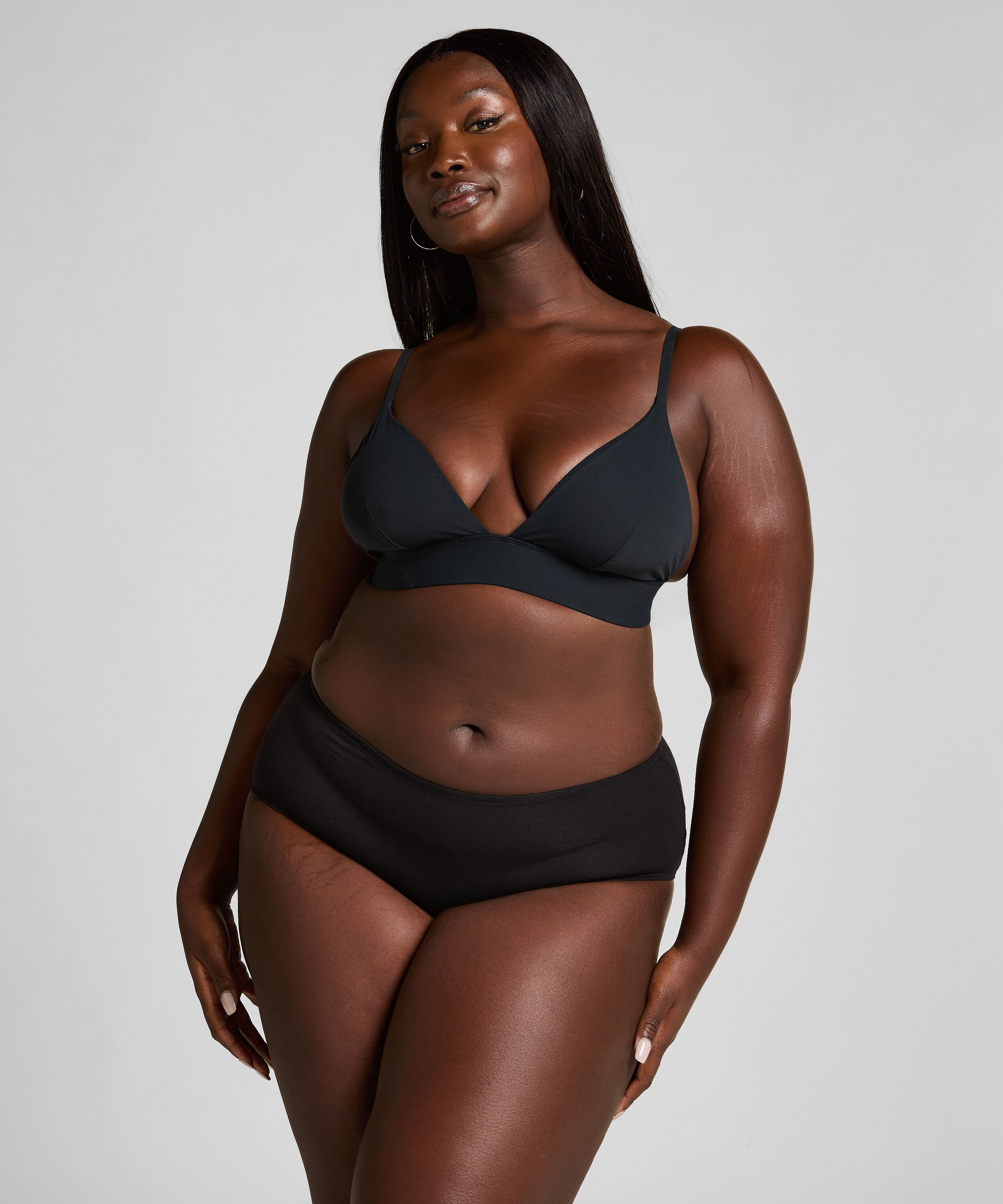 Superslip Midi, Schwarz