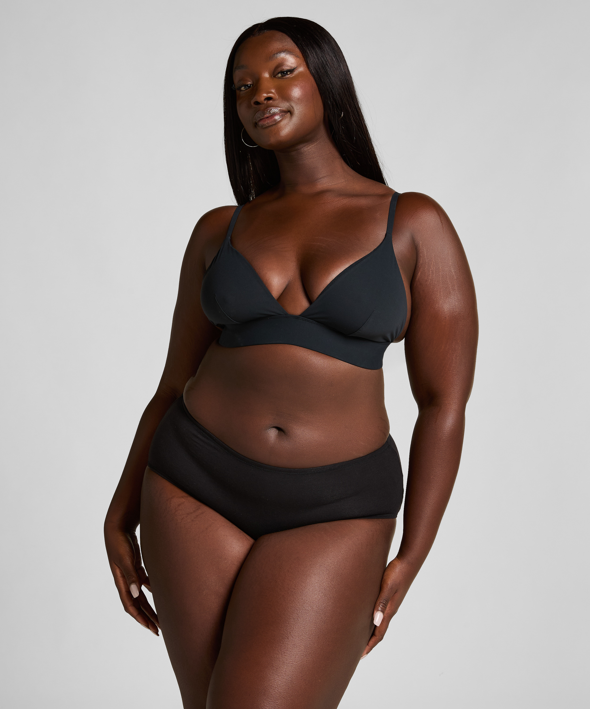 Superslip Midi, Schwarz, main