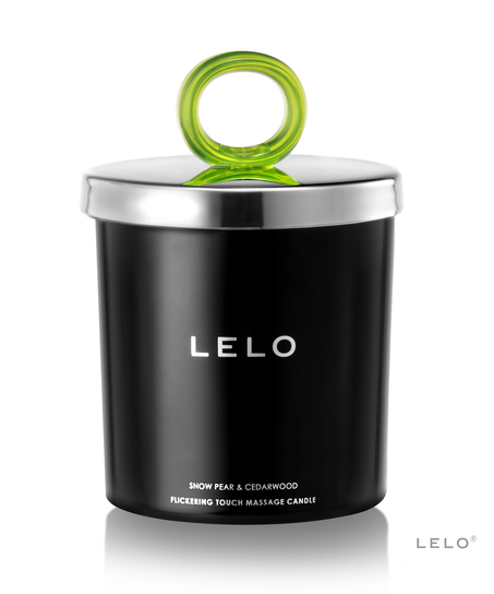 LELO Massage Kerze Snow Pear & Cedarwood, grün