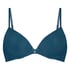 Soutien-gorge &agrave; armatures pr&eacute;form&eacute; Plunge, Bleu