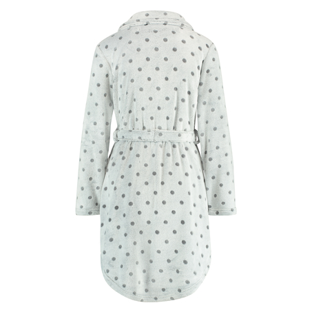 Bademantel Zipper, Grau