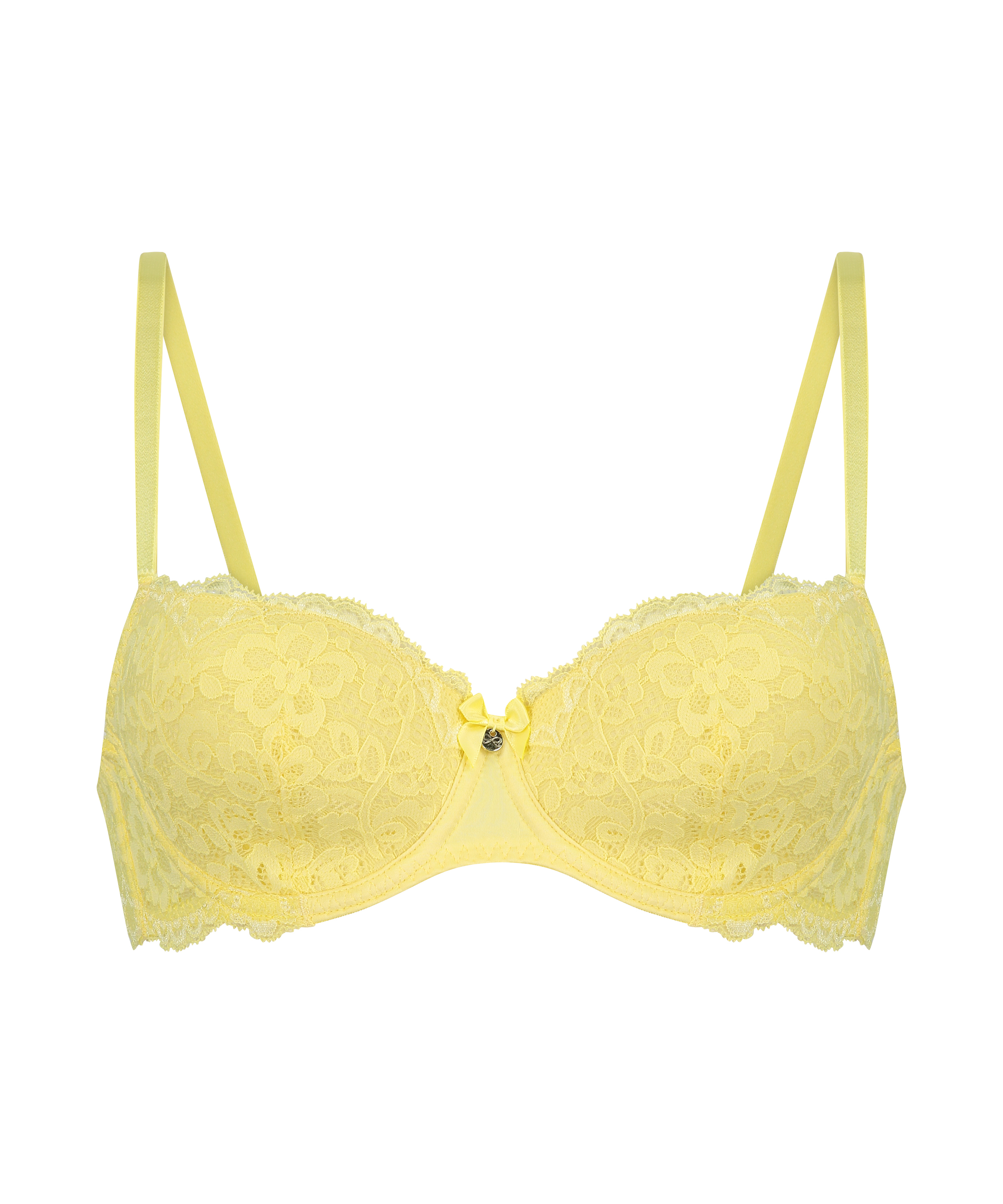 Soutien-gorge &agrave; armatures pr&eacute;form&eacute; Marine, Jaune, main