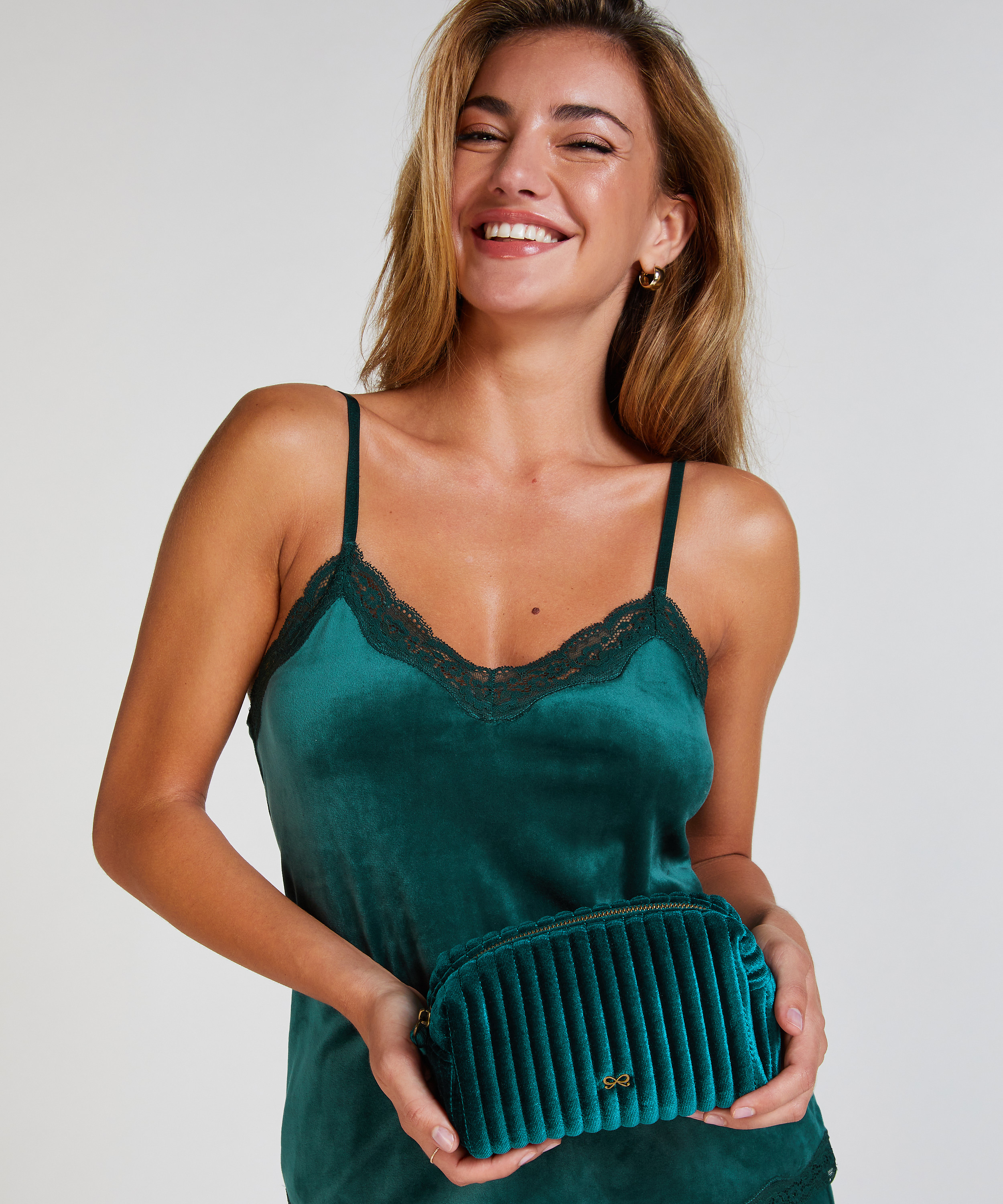 Schminktäschchen, Grün, main